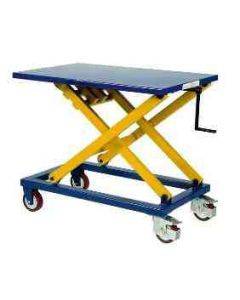 Economy Manual Mobile Lift Tables with winch