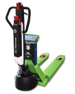 PALLET TRUCK SCALE WITH DINI ARGEO ELECTRIC TRACTION TILLER